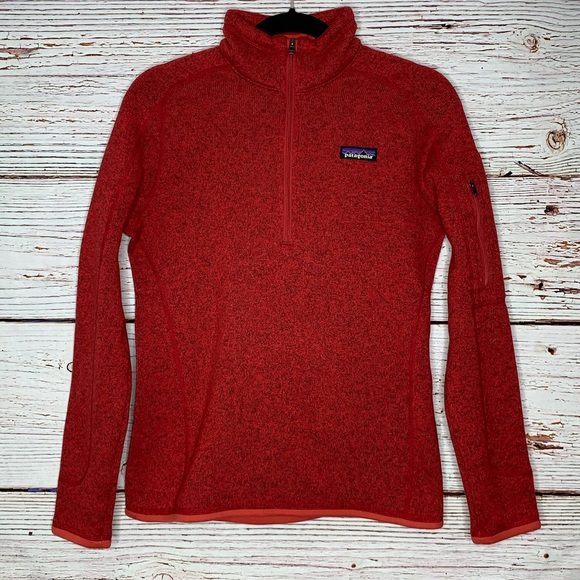Patagonia Better Sweater 1/4 Zip Fleece Cherry S - Picture 4 of 14